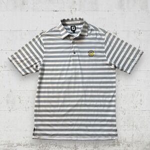 FootJoy The Legends Golf Club Parris Island SC Polo Golf Shirt Mens M Striped